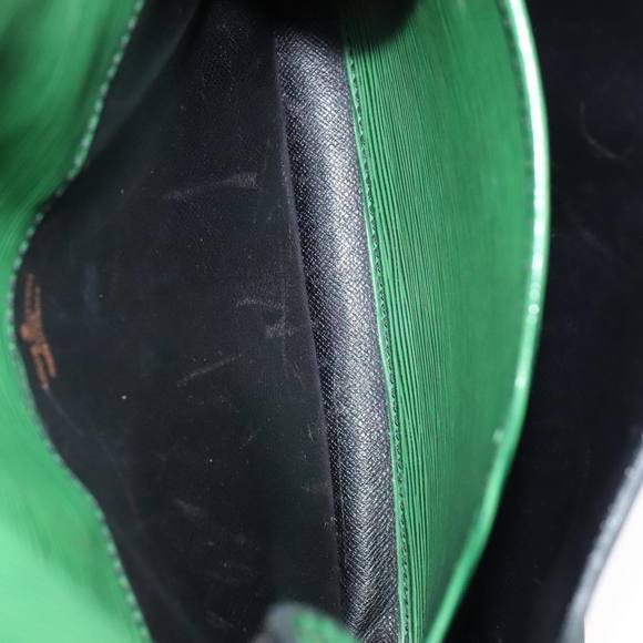 LOUIS VUITTON Epi Cartouchiere MM Shoulder Bag Green M52244 LV Auth 91579 - Picture 11 of 16